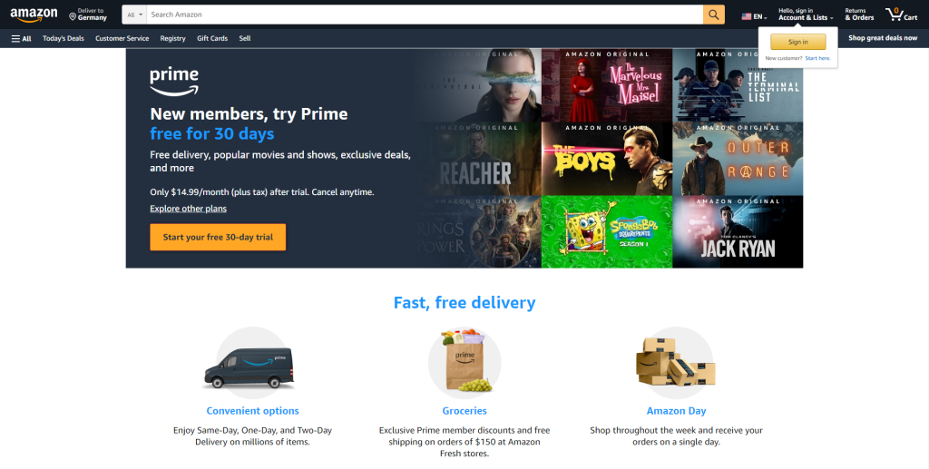 Amazon Prime Subscription Business Model
